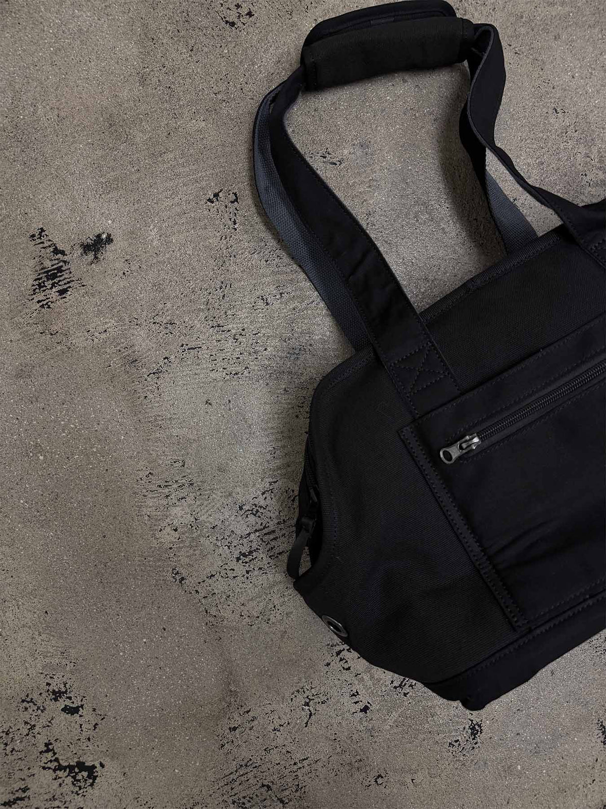 Pet Carrier Canvas Tote M - BLACK×BLACK