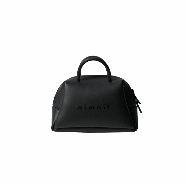 mini boston pouch - BLACK