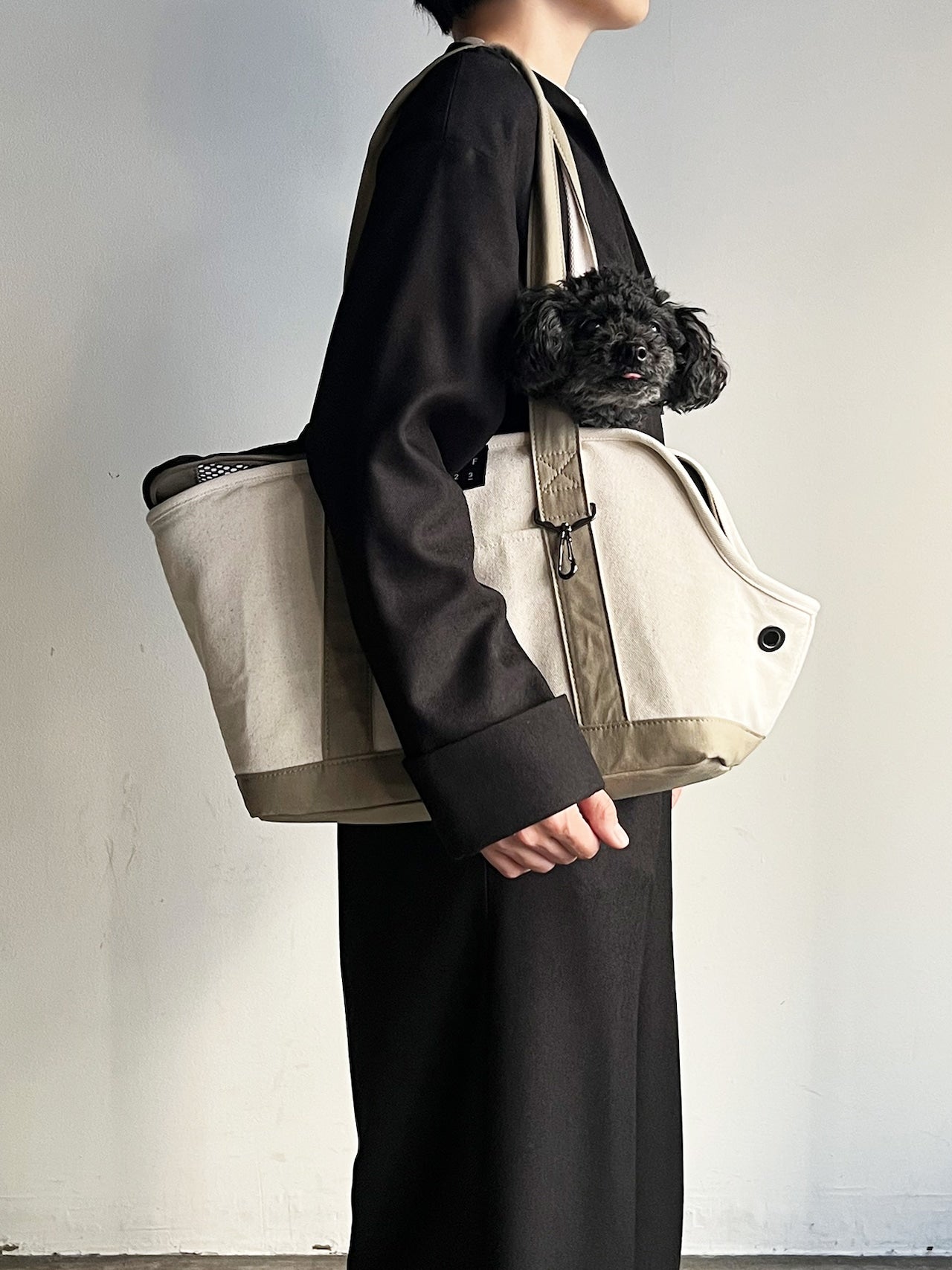 Pet Carrier Canvas Tote L - CARRY THINGS