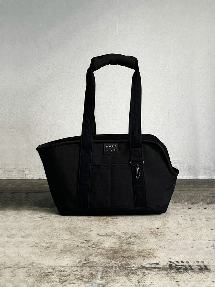 Pet Carrier Canvas Tote M - BLACK×BLACK