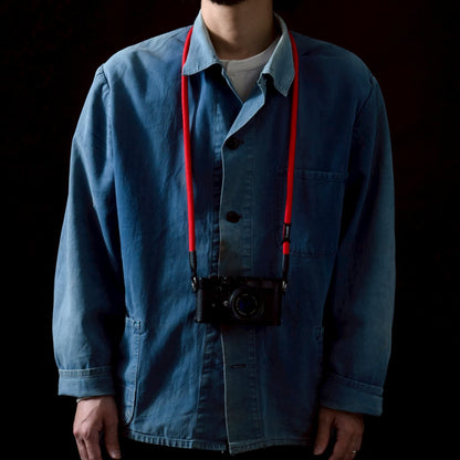 CAMERA STRAP - CRIMSON RED