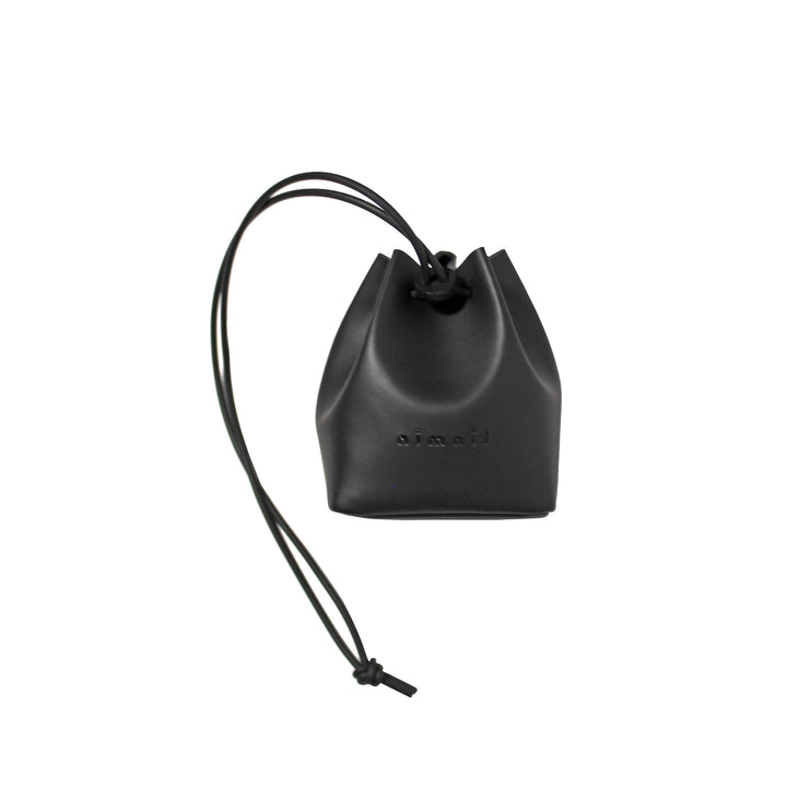 mini knot bag - BLACK
