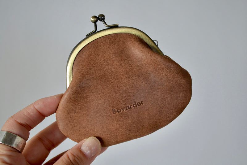 vintage leather pouch