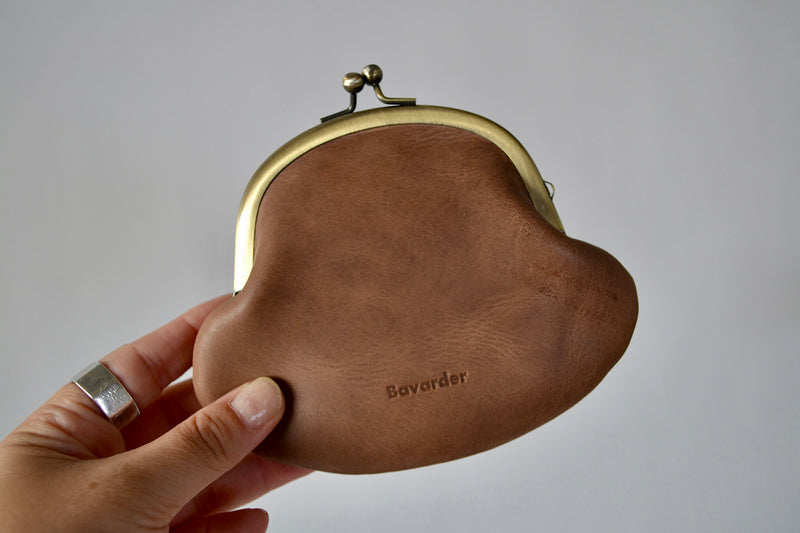 vintage leather pouch