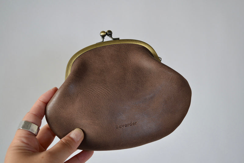 vintage leather pouch