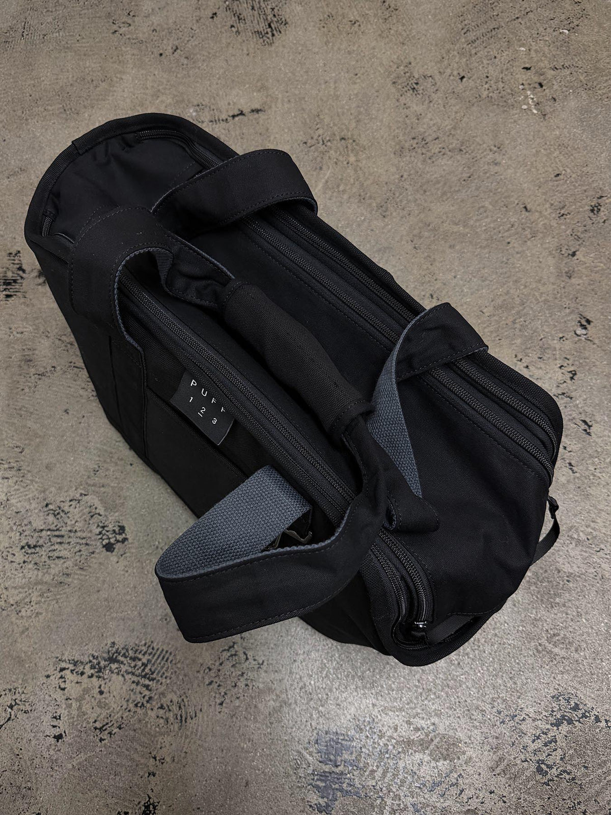Pet Carrier Canvas Tote M - BLACK×BLACK