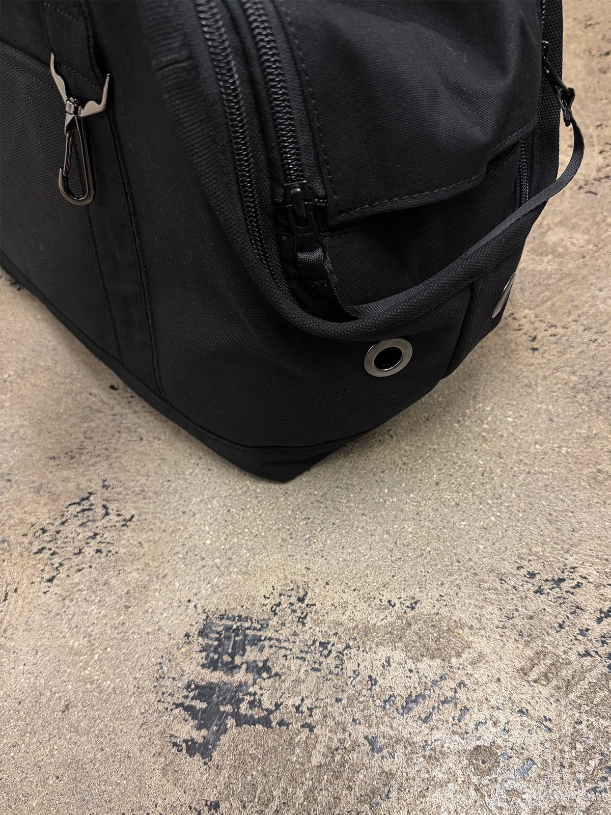 Pet Carrier Canvas Tote M - BLACK×BLACK