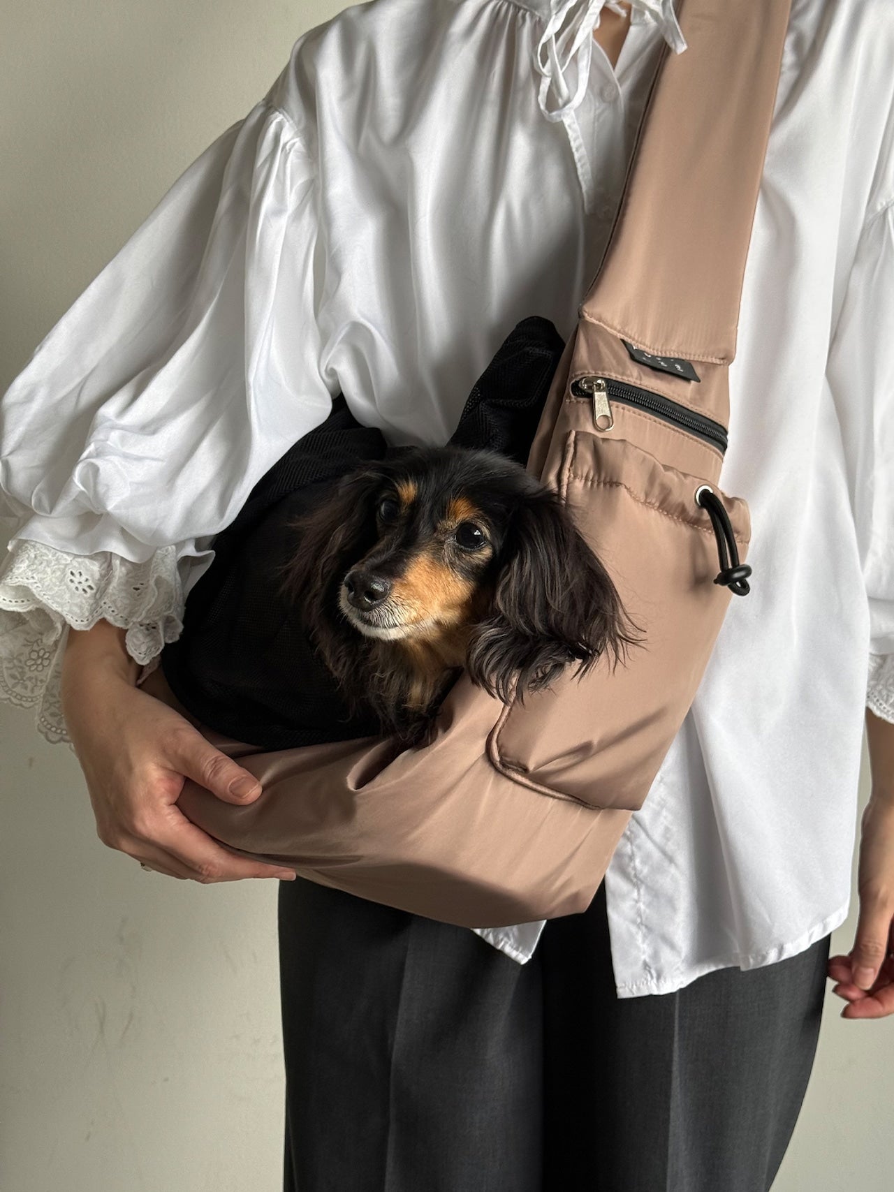 PET PUFF SLING - CARRY THINGS