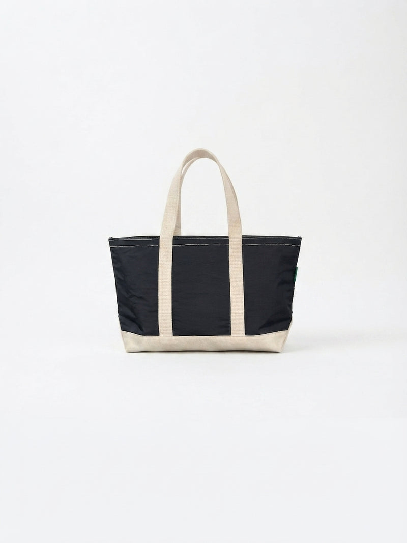 ZIP TOP NYLON TOTE BAG