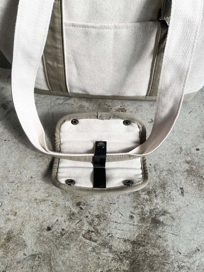 Pet Carrier Canvas Tote M - BEIGE