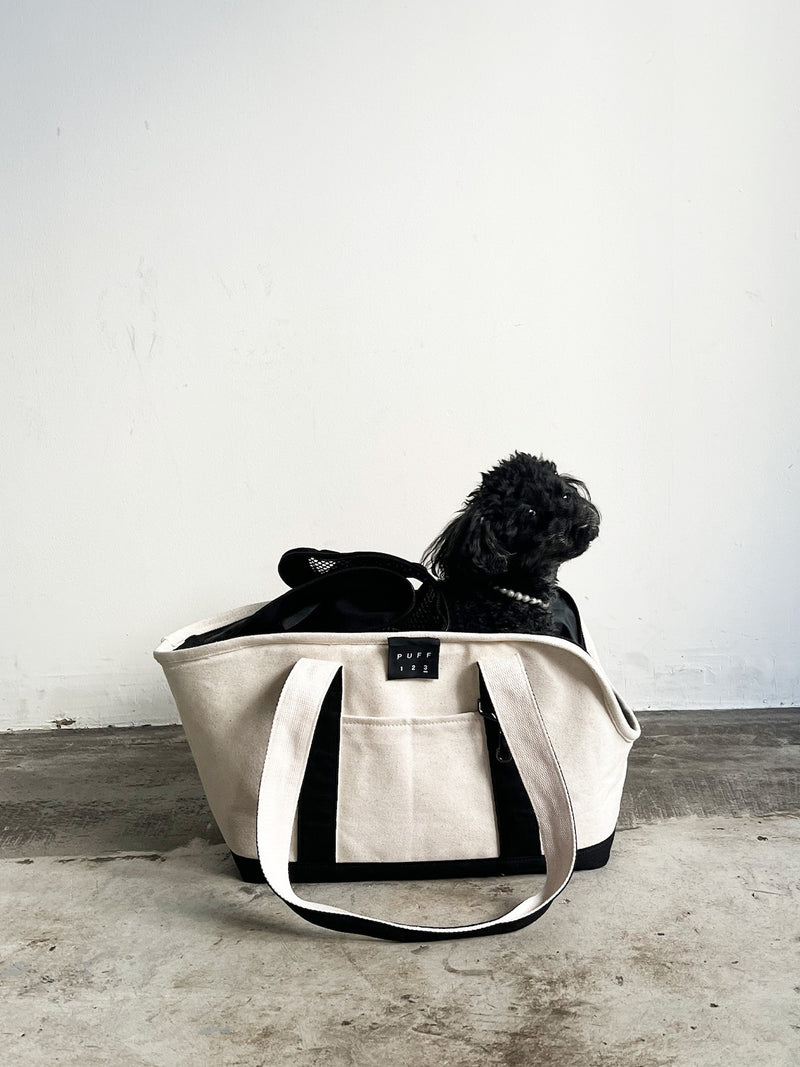 Pet Carrier Canvas Tote L
