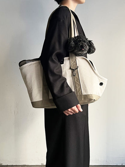 Pet Carrier Canvas Tote L - CARRY THINGS
